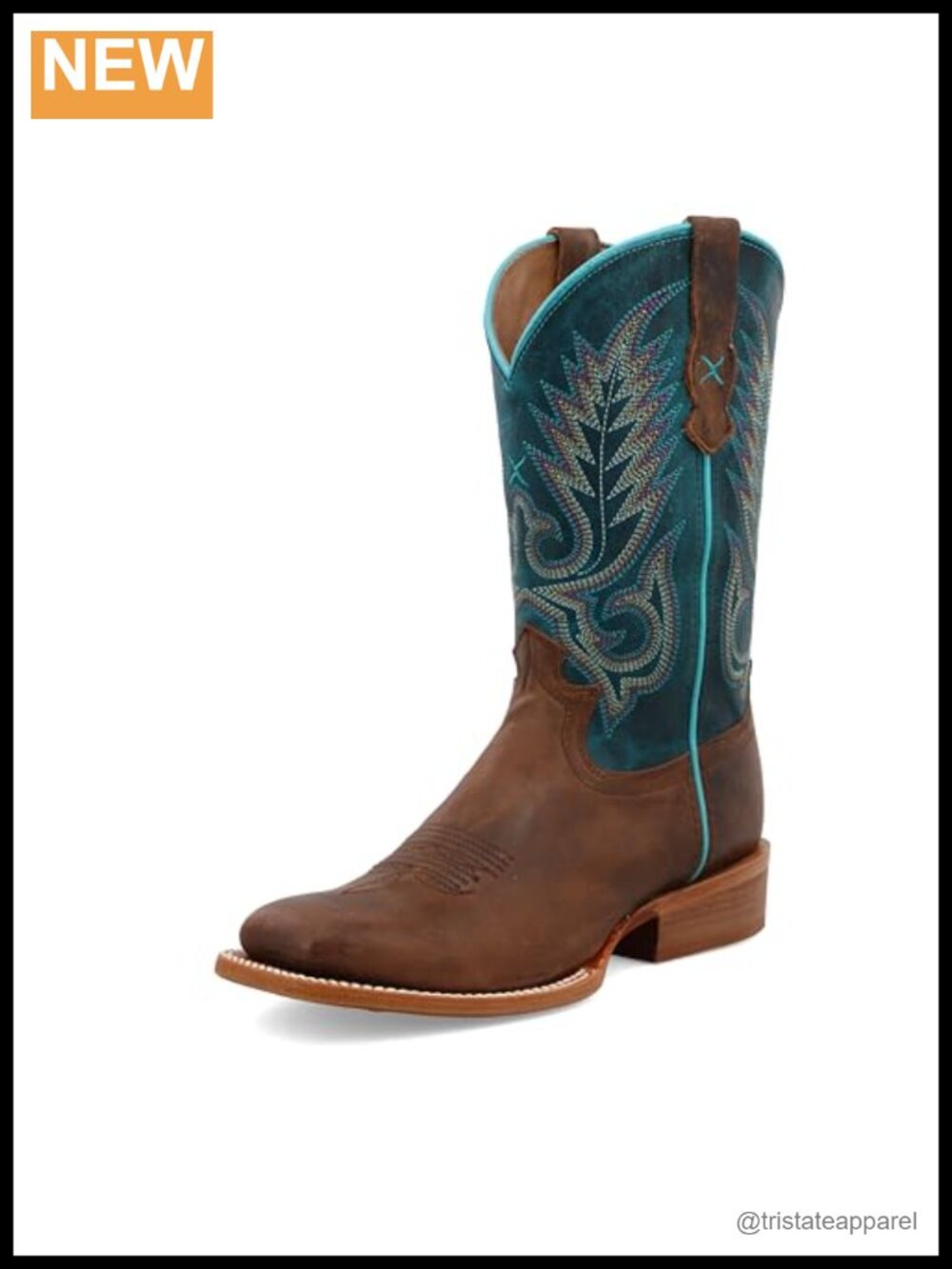Twisted X Women's 11" Rancher Boots Leather Mid-Calf Pull-On Square Toe